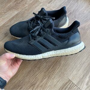 Adidas Black Ultraboost Running Shoes